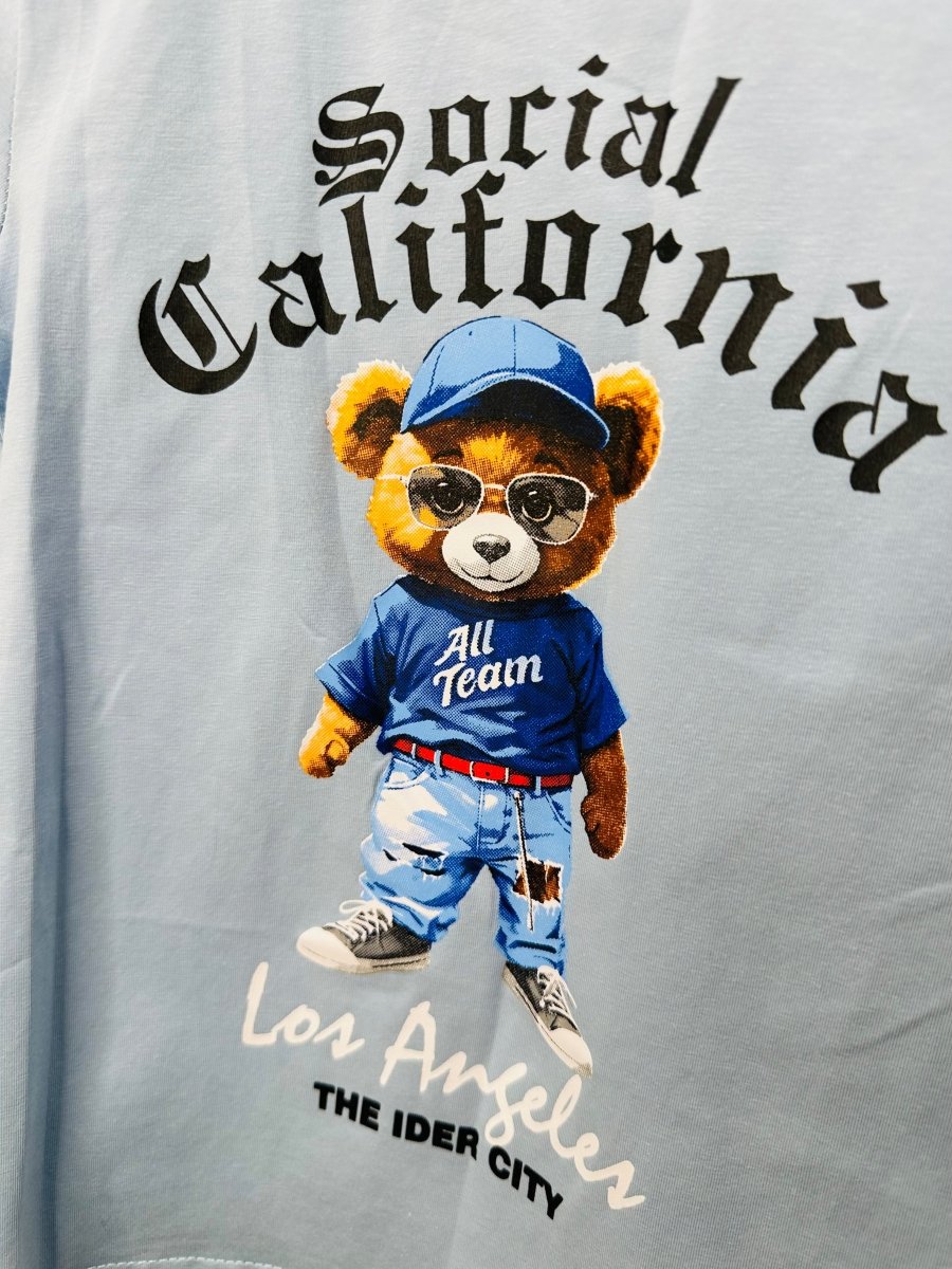 Maglia California Los Angeles Celeste 1112 - Piccole Canaglie - PC28800