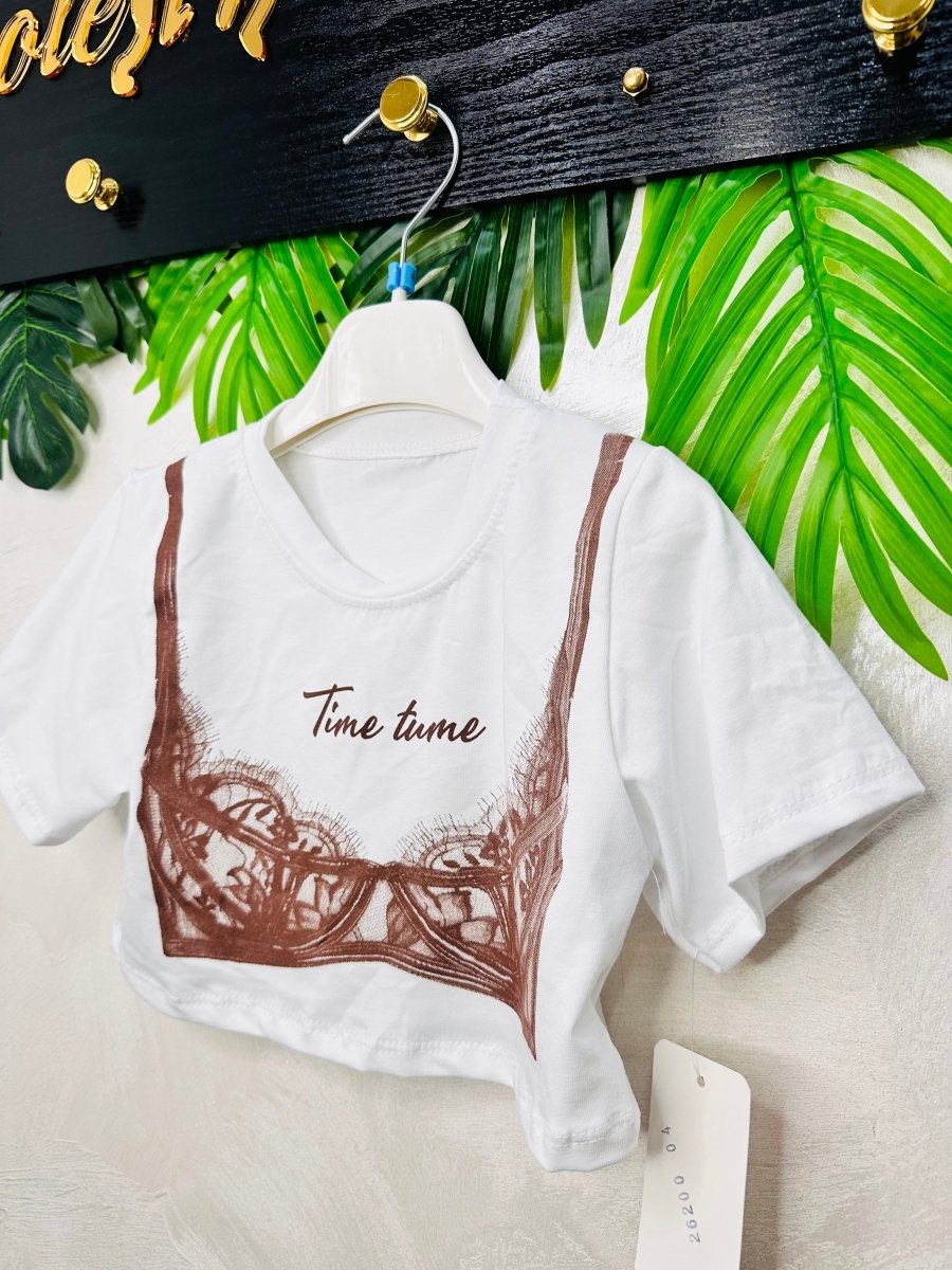 Maglia Coop Top Time Tume Bianca 26200 - Piccole Canaglie - PC28851