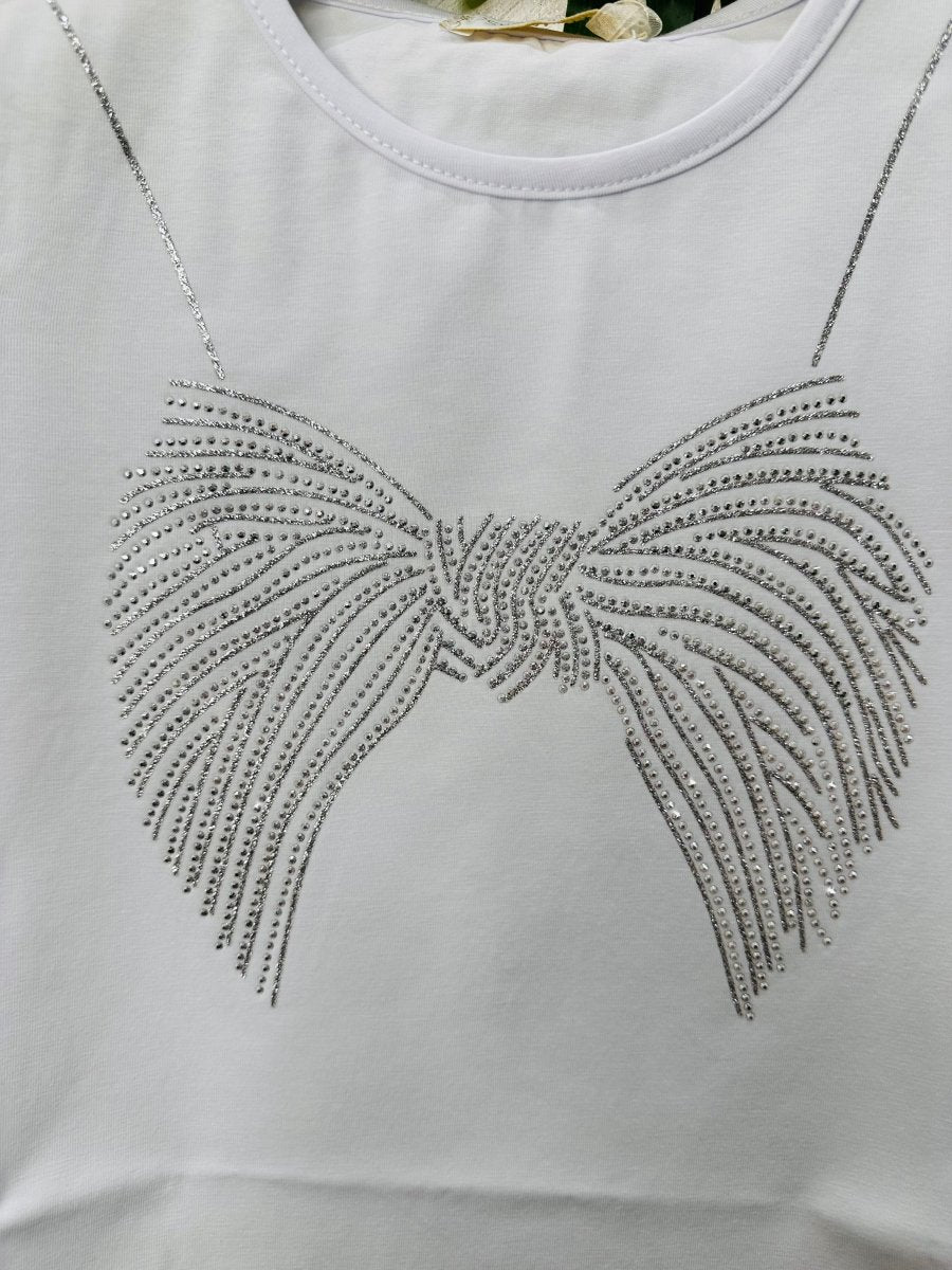 Maglia Cotone Bianca 1087 - Piccole Canaglie - PC26639