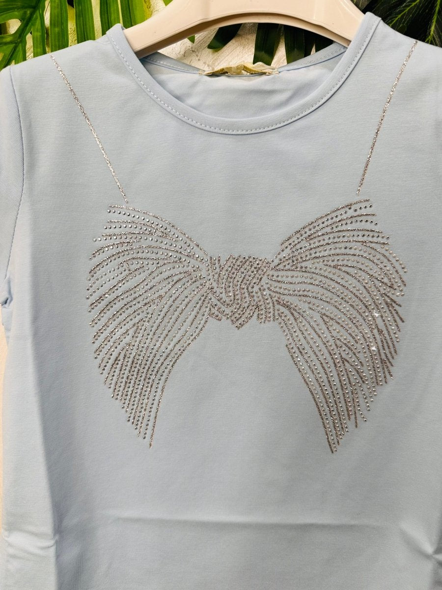 Maglia Cotone Celeste 1087 - Piccole Canaglie - PC26634