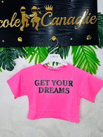 Maglia Croptop Get Your Dream Fuxian - Piccole Canaglie - PC28401