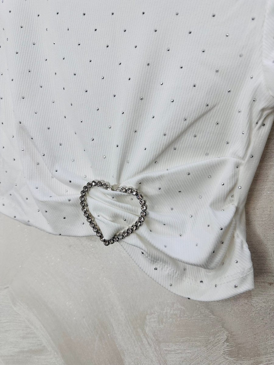 Maglia Croptop Puntiluce 001 - Piccole Canaglie - PC28379