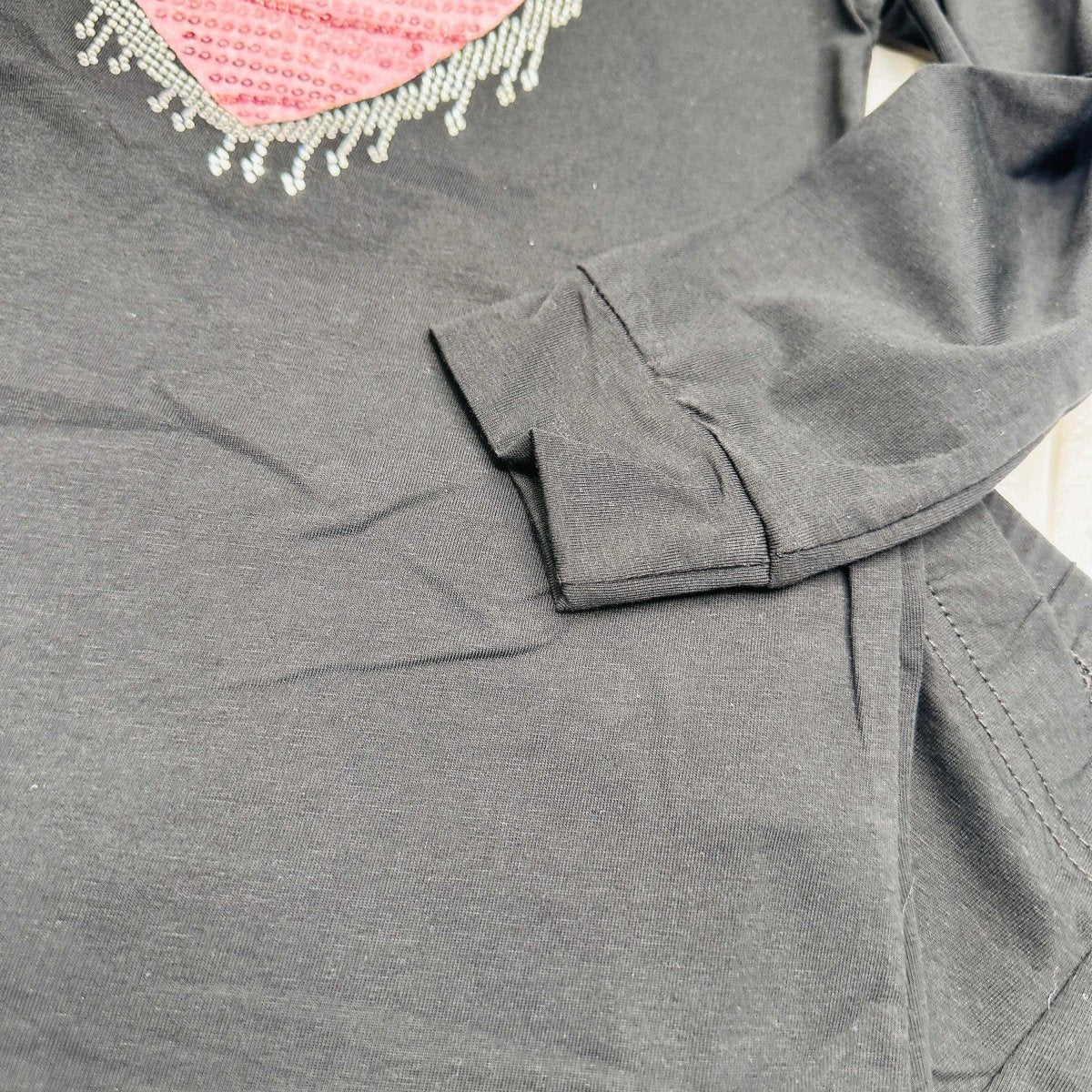 maglia e leggigs Cuore nera - Piccole Canaglie - PC20572