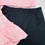 Maglia e leggings gattina rosa - Piccole Canaglie - PC20916