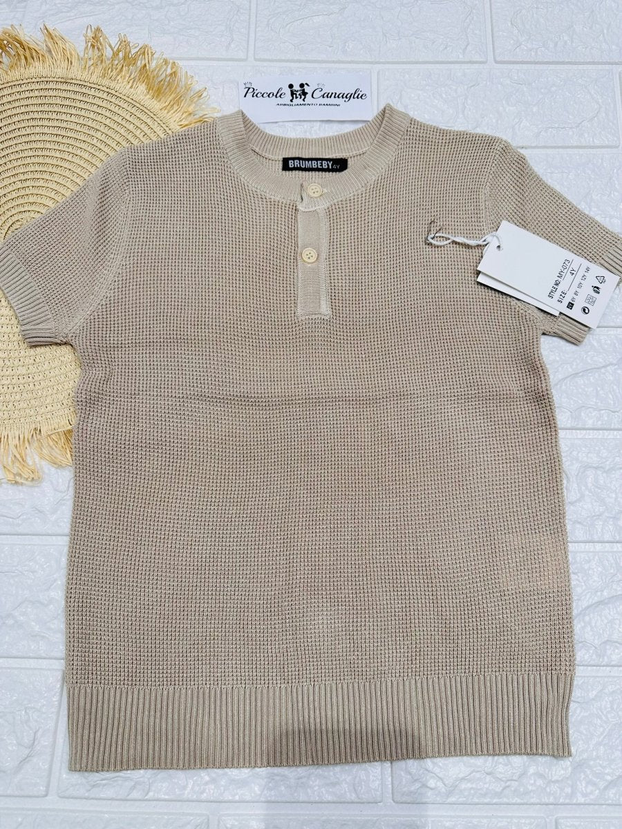 Maglia Filo Begie 073 - Piccole Canaglie - PC26732