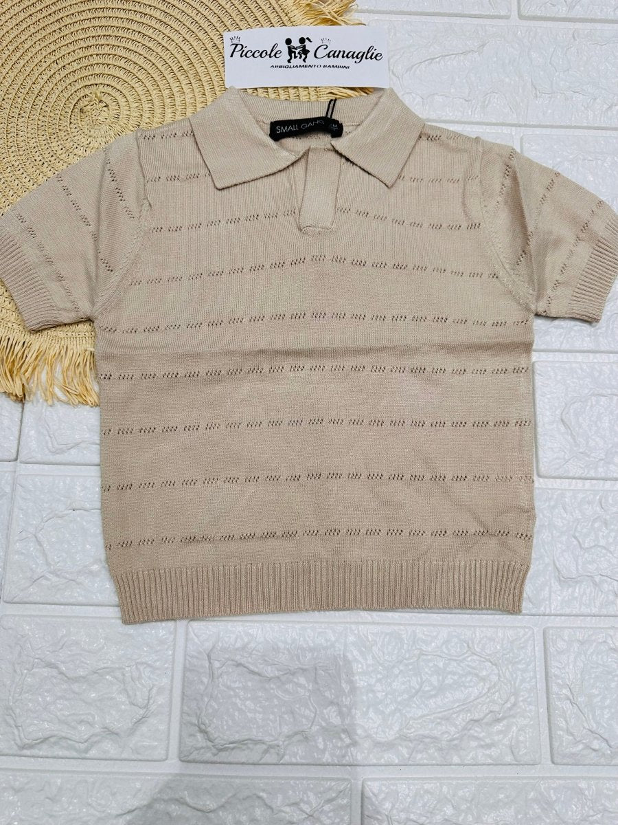Maglia Filo Begie 6062 - Piccole Canaglie - PC26826