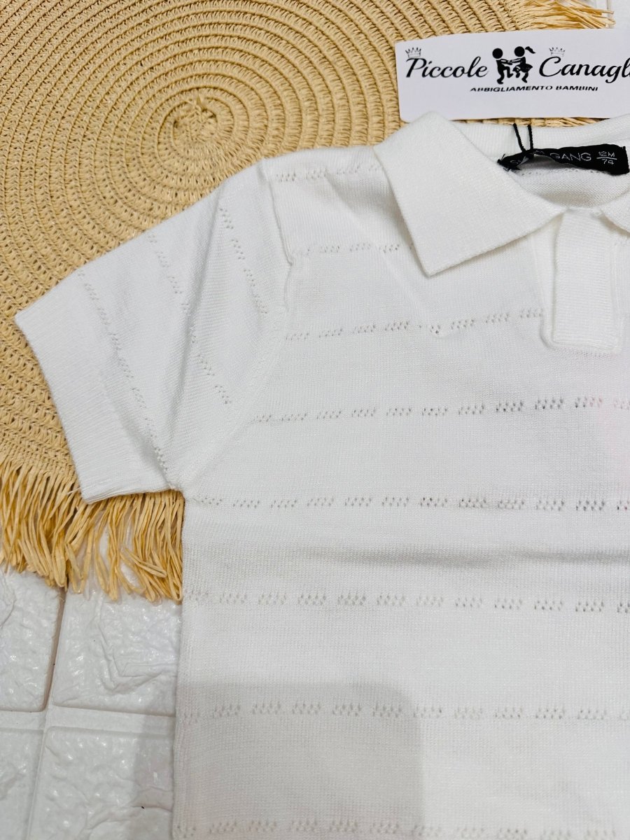 Maglia Filo Bianca 6062 - Piccole Canaglie - PC26816