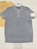 Maglia Filo Celeste Polvere 073 - Piccole Canaglie - PC26744