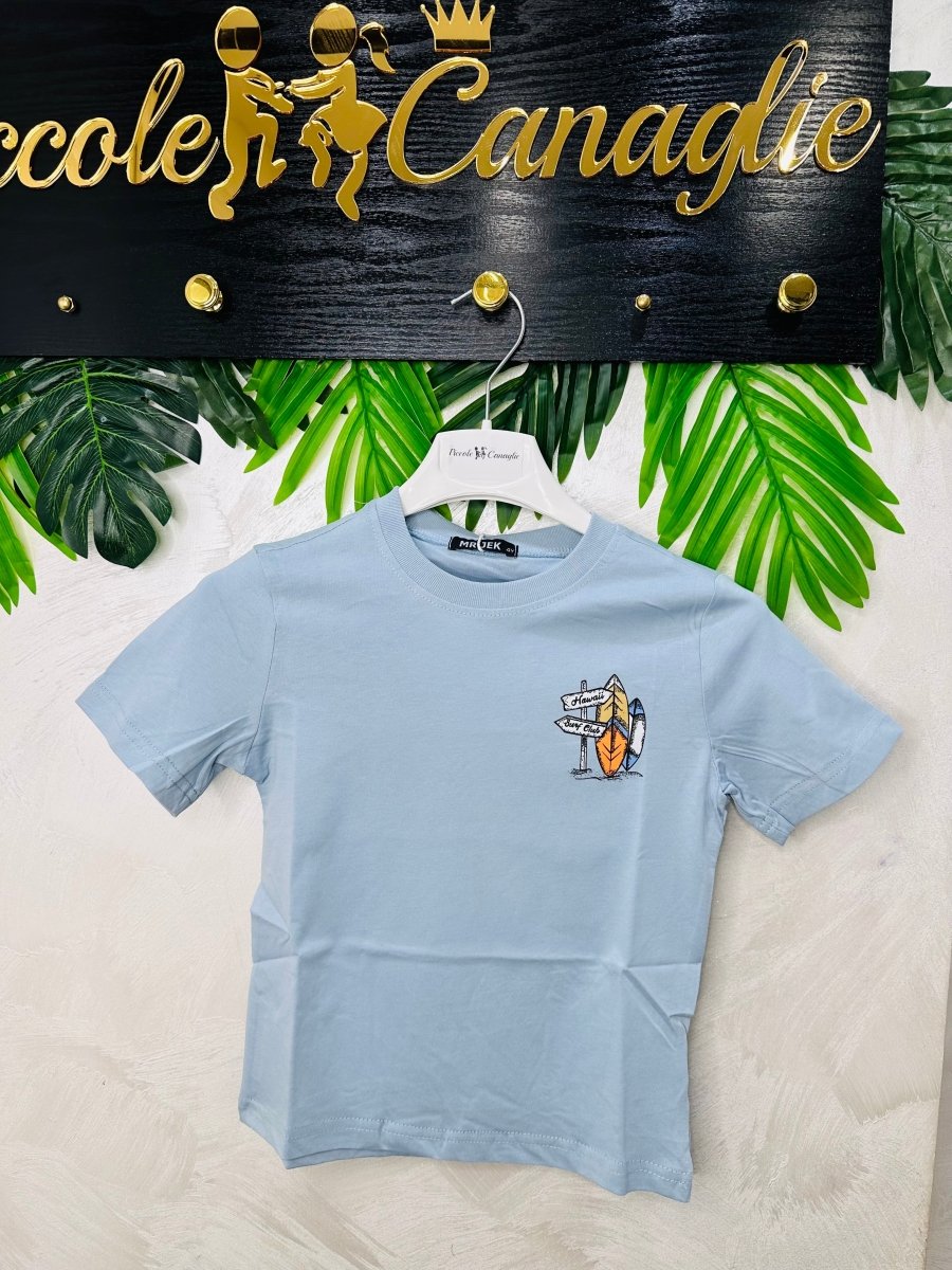 Maglia Hawaii Celeste 507 - Piccole Canaglie - PC28315