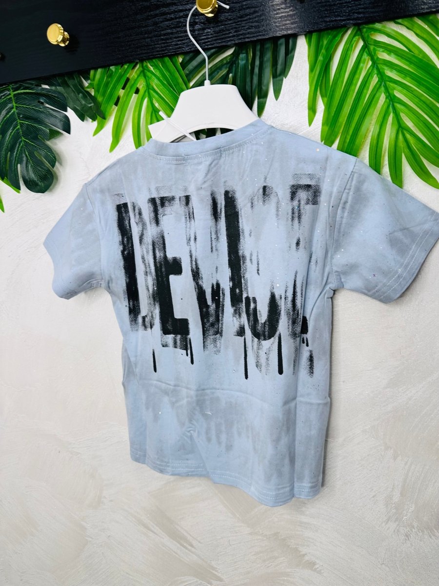 Maglia Hello 0304 Celeste - Piccole Canaglie - PC28265