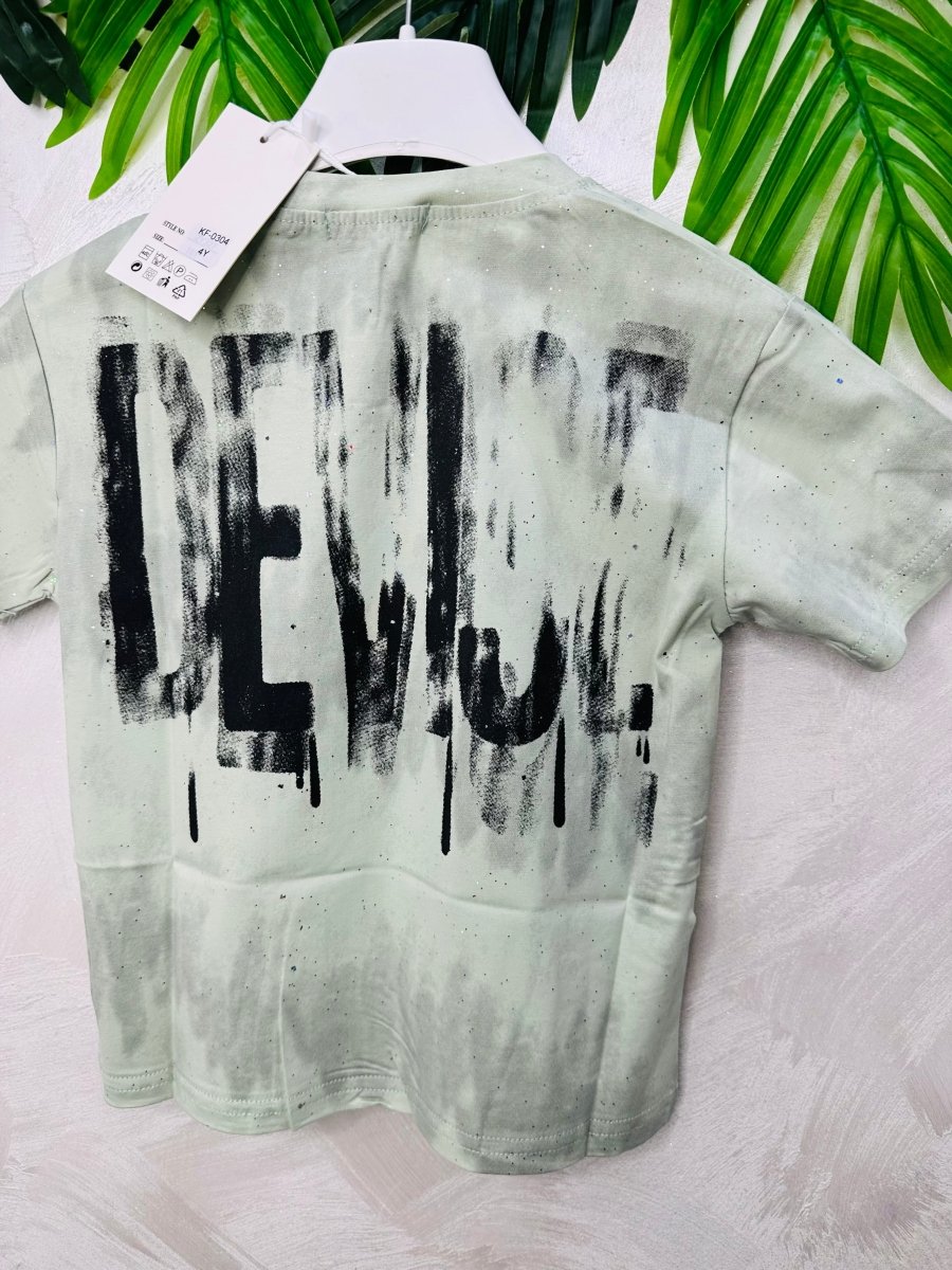 Maglia Hello 0304 Verde - Piccole Canaglie - PC28275