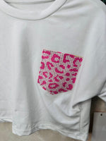 Maglia Mezza Manica Taschino Animalier 2665 - Piccole Canaglie - PC27269