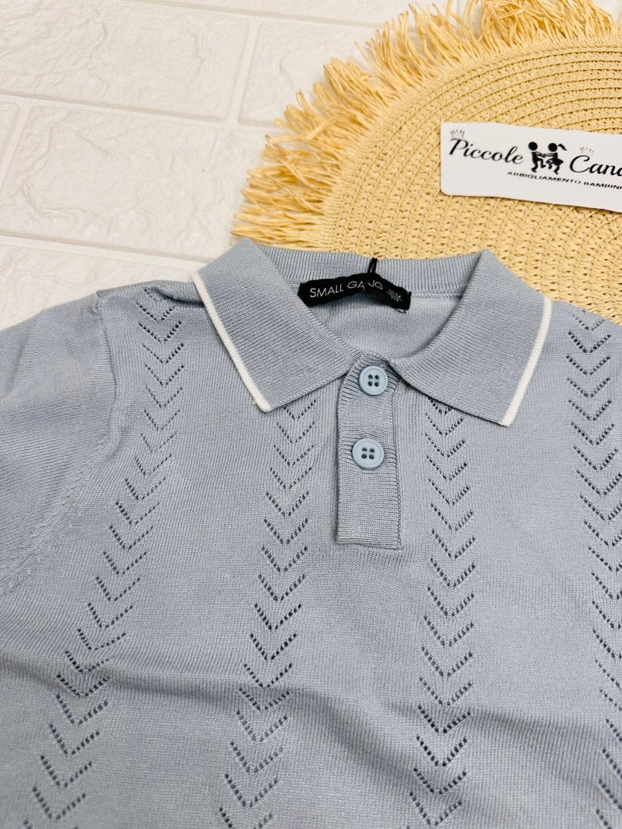 Maglia Small Gang W6064 Avio - Piccole Canaglie - PC26015