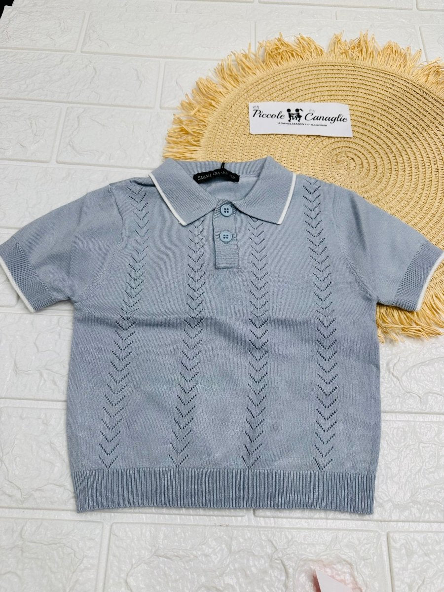 Maglia Small Gang W6064 Avio - Piccole Canaglie - PC26015