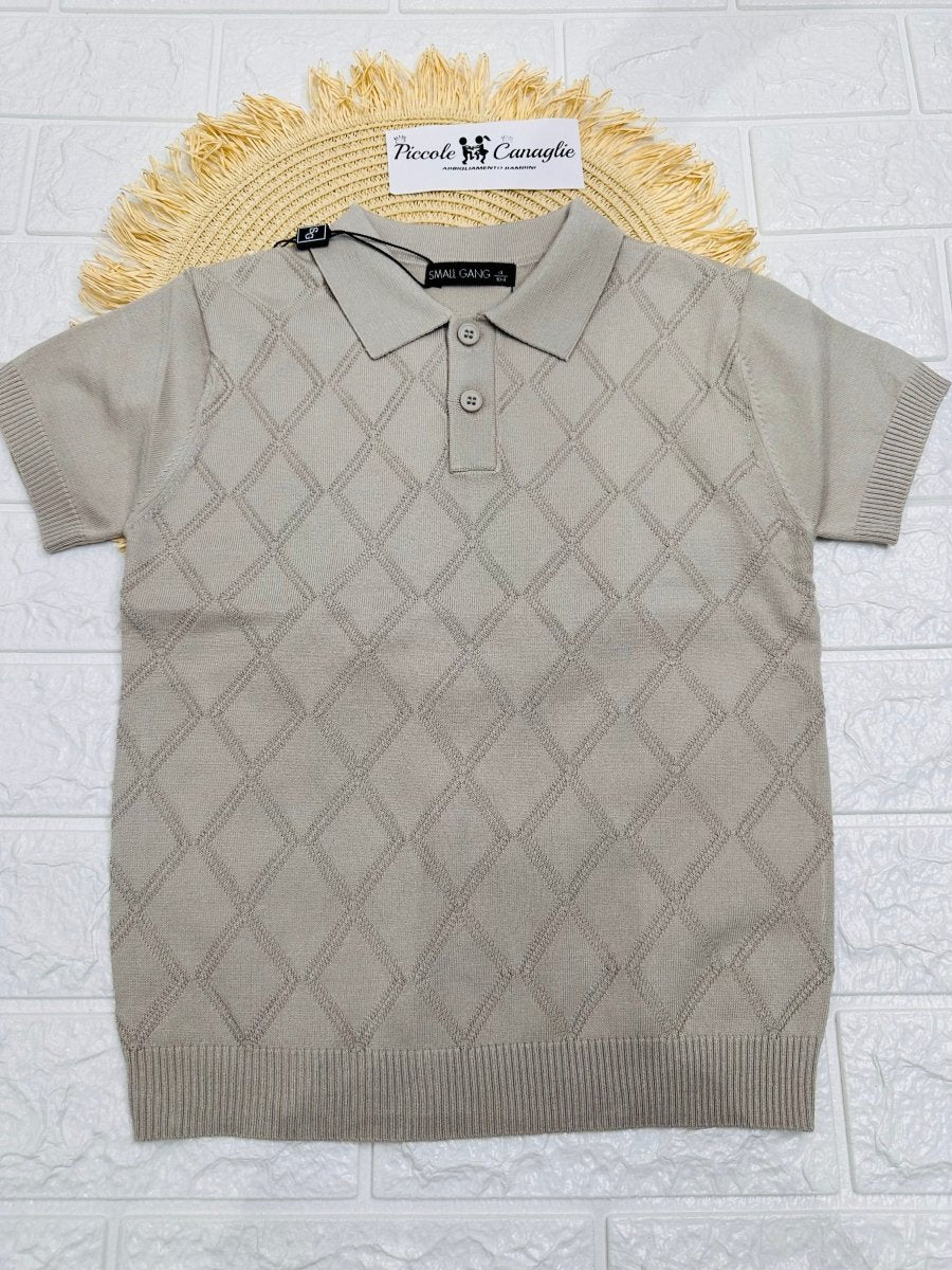 Maglia Small Gang W6068 Tortora - Piccole Canaglie - PC25957