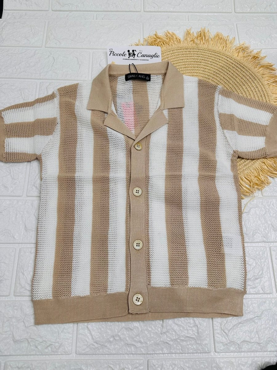 Maglia Small Gang W6071 Beige - Piccole Canaglie - PC25987