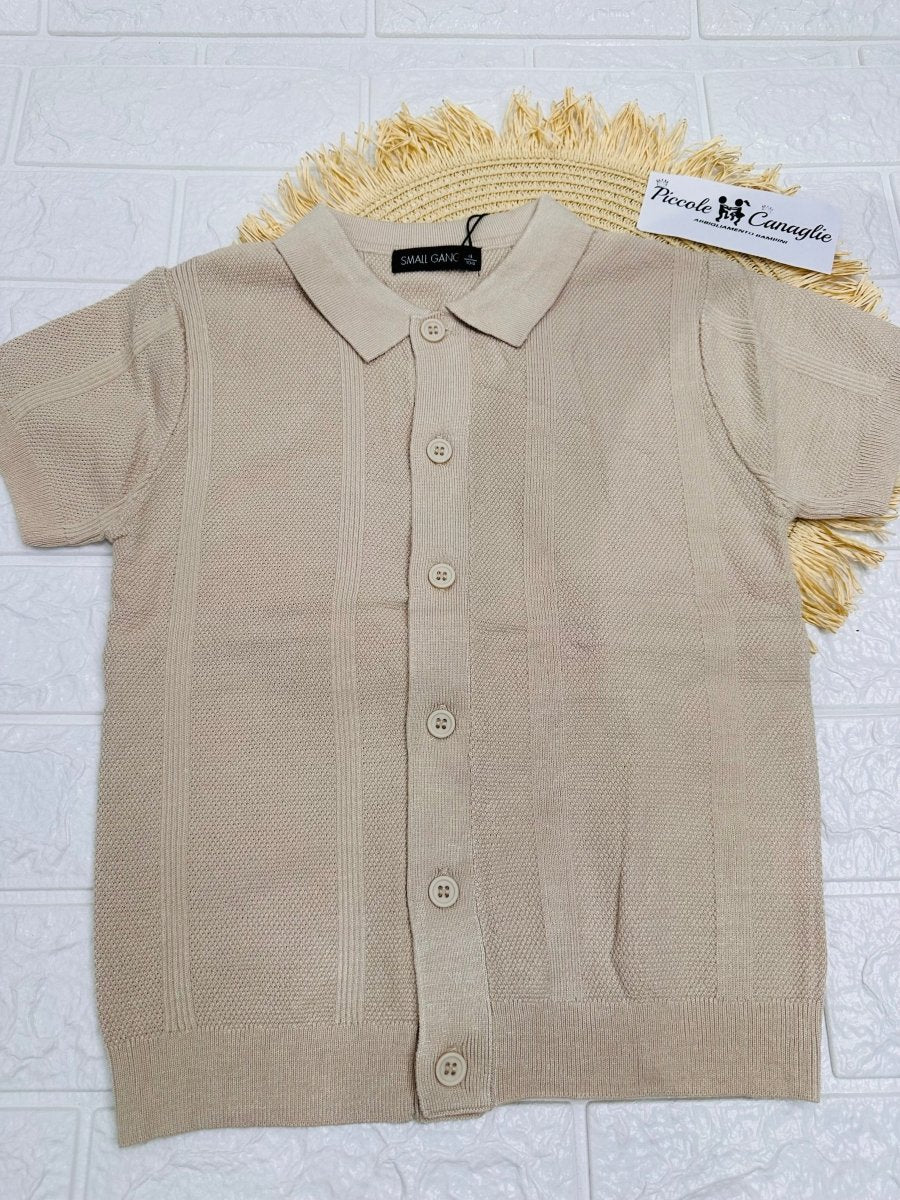 Maglia Small Gang W6072 Beige - Piccole Canaglie - PC25981