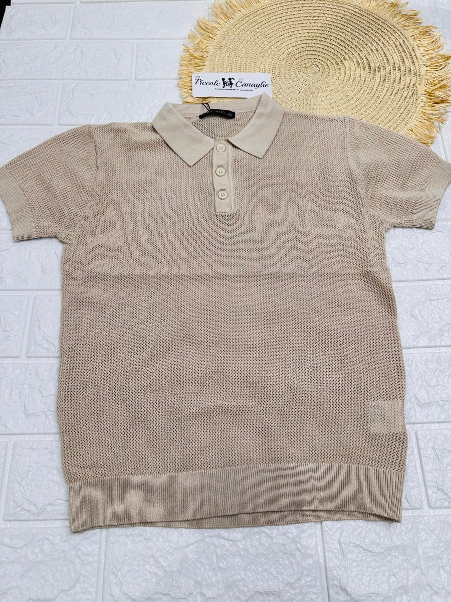Maglia Small Gang W6073 Beige - Piccole Canaglie - PC26053