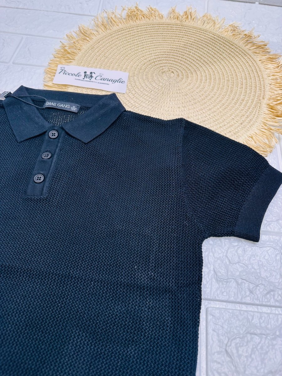 Maglia Small Gang W6073 Nera - Piccole Canaglie - PC26058