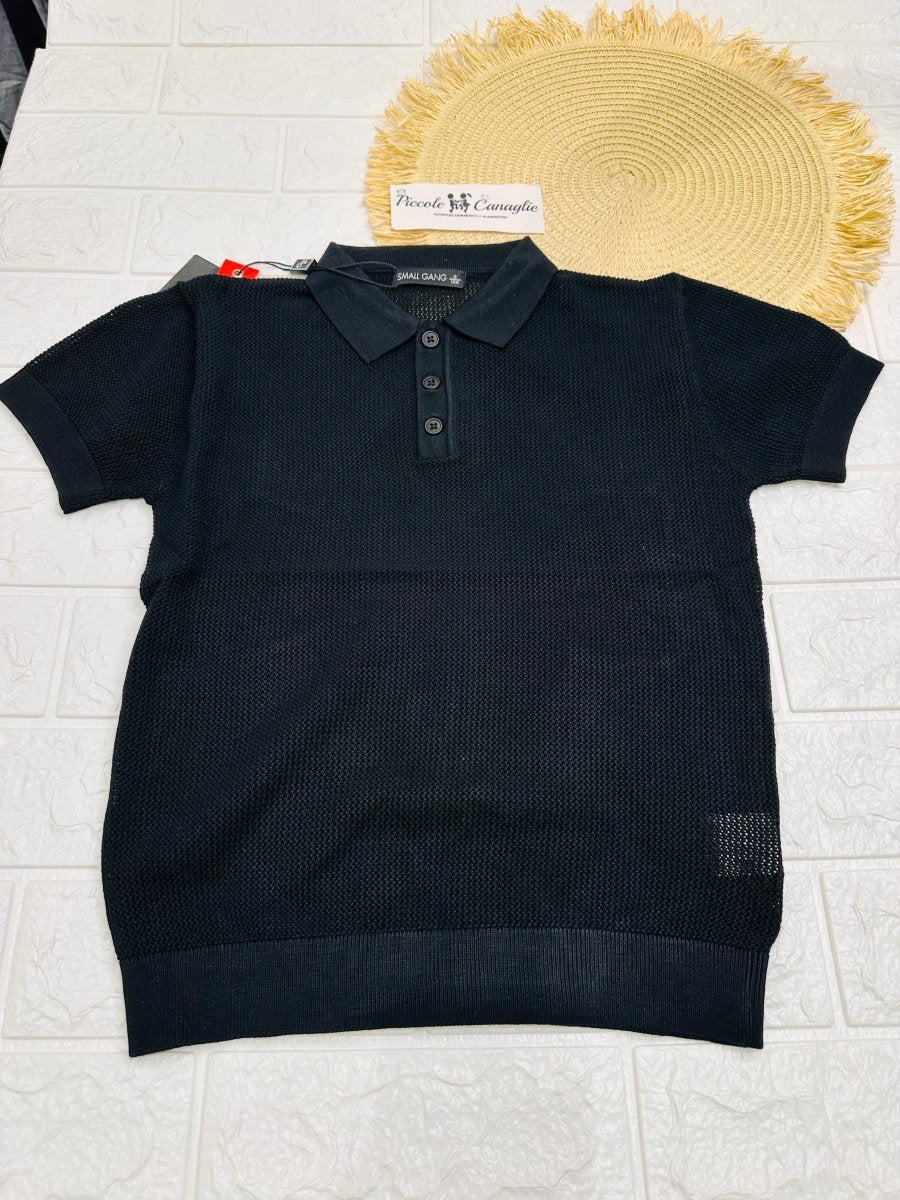 Maglia Small Gang W6073 Nera - Piccole Canaglie - PC26058