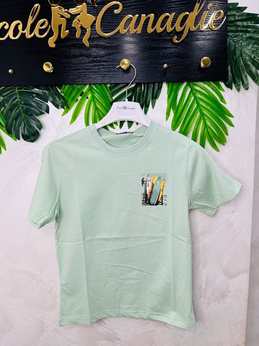 Maglia Surf 🏄 513 Verde - Piccole Canaglie - PC28285