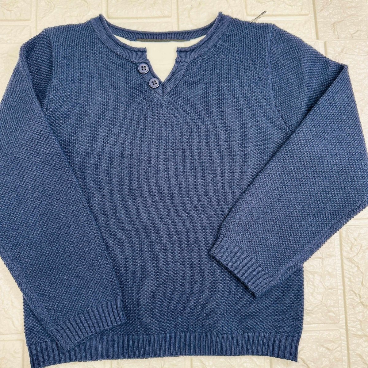 Maglioncino a nido d’Ape Blu - Piccole Canaglie - PC21021