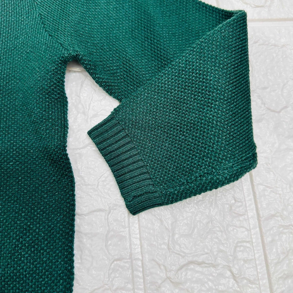 Maglioncino a nido d’Ape verde - Piccole Canaglie - PC21031