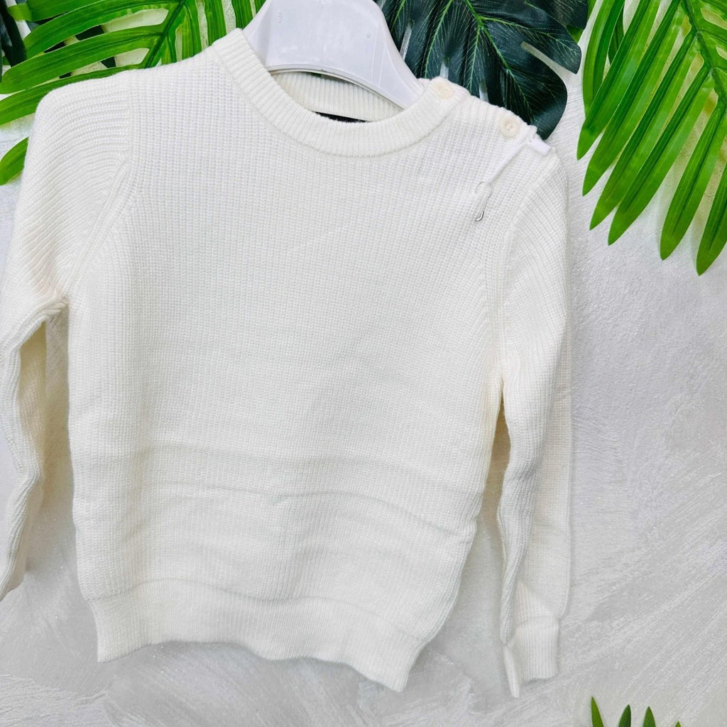 Maglioncino Alta Linea Bianco - Piccole Canaglie - PC21467