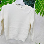 Maglioncino Alta Linea Bianco - Piccole Canaglie - PC21467