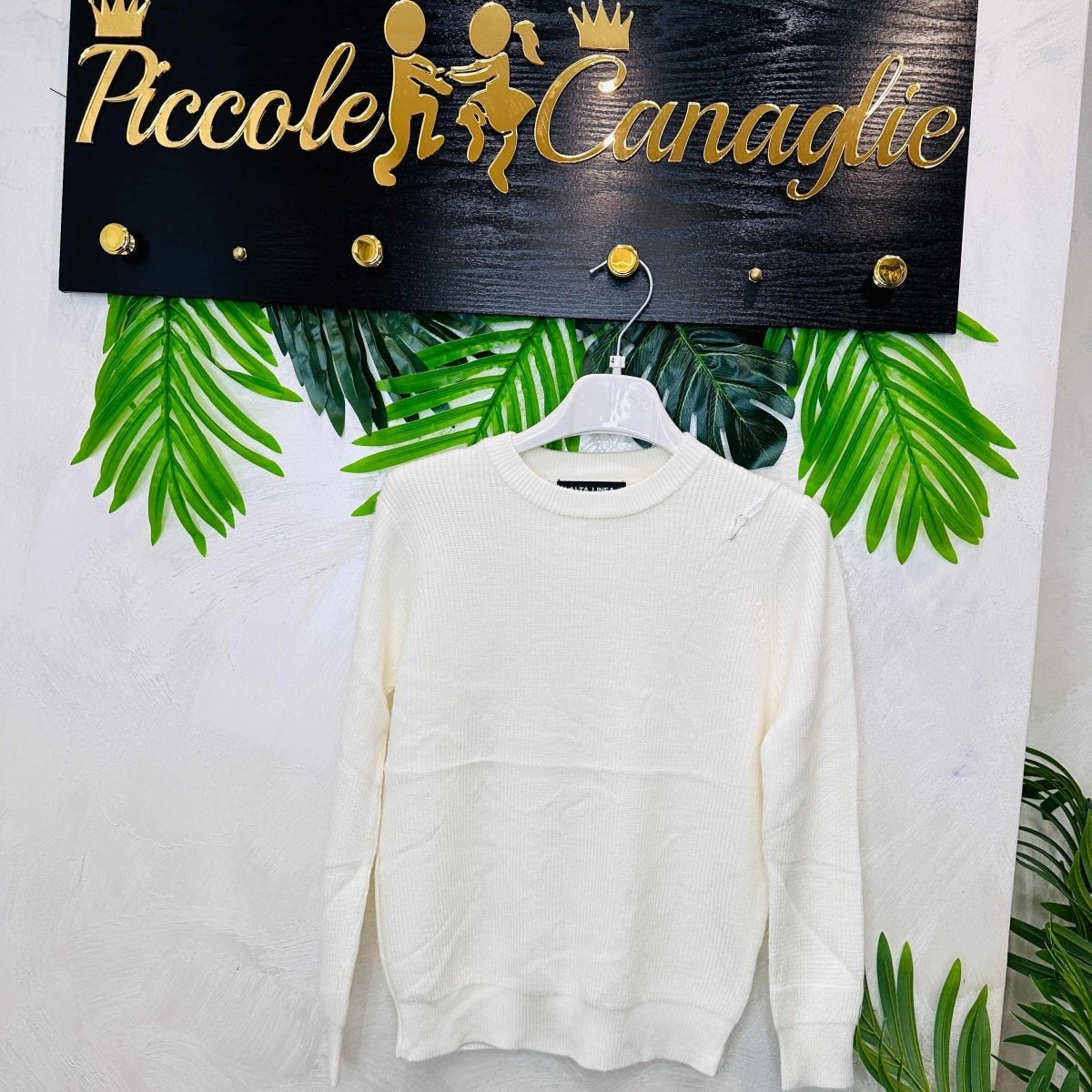 Maglioncino AltaLinea BiancoAnni - Piccole Canaglie - PC21550