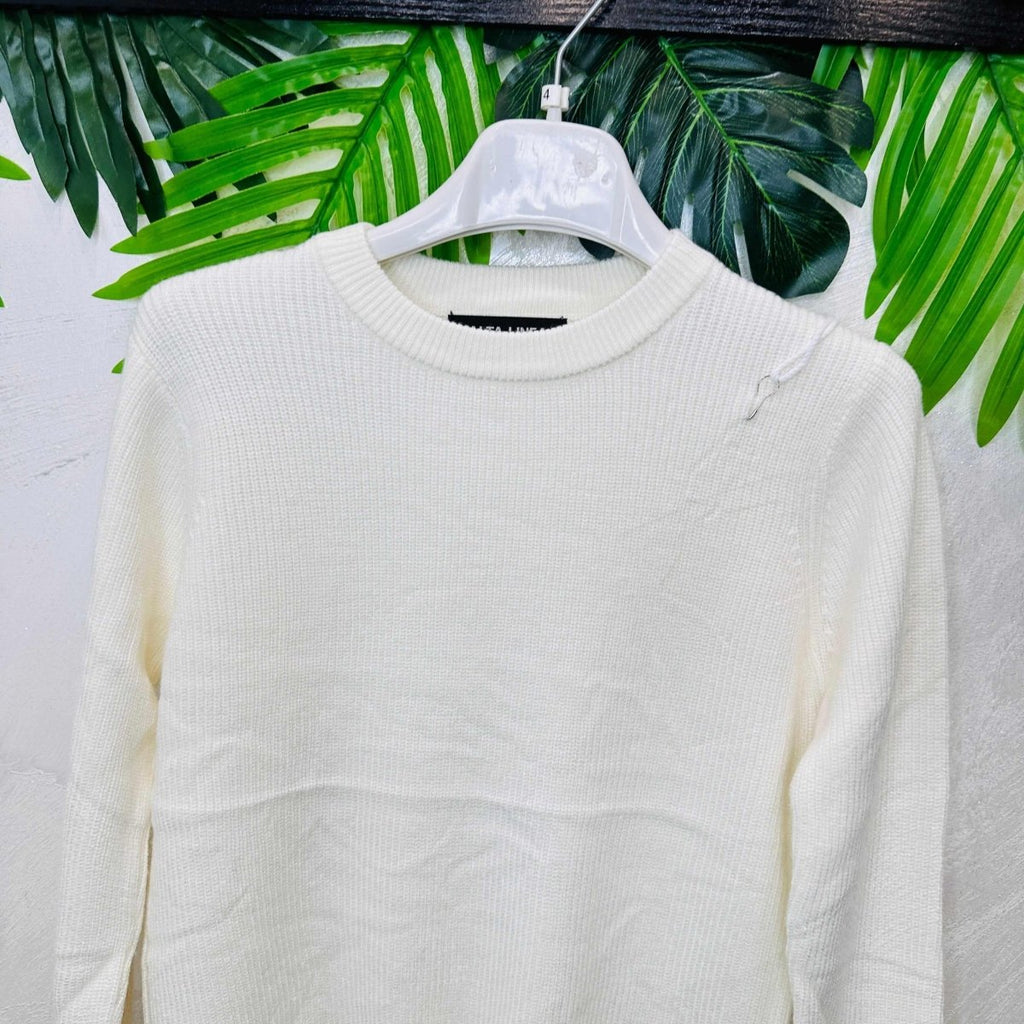 Maglioncino AltaLinea BiancoAnni - Piccole Canaglie - PC21550