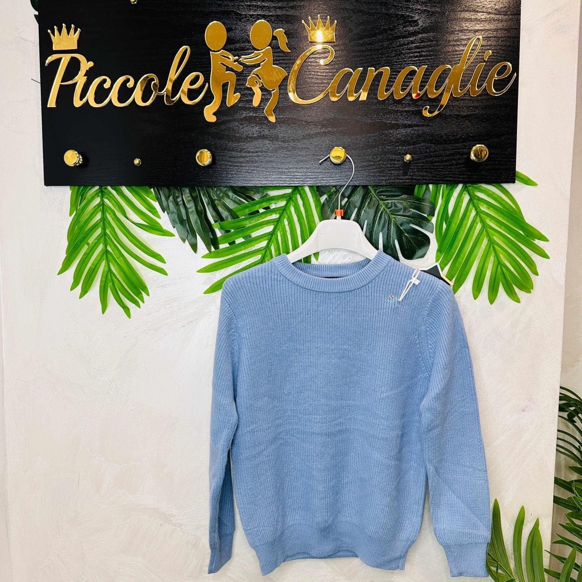 Maglioncino AltaLinea celesteAnni - Piccole Canaglie - PC21555