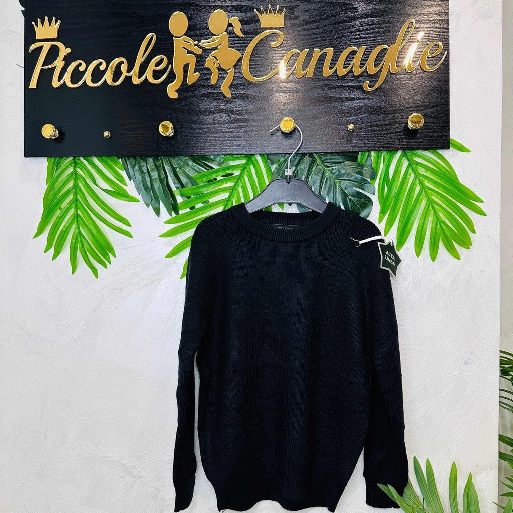 Maglioncino AltaLinea NeroAnni - Piccole Canaglie - PC21560