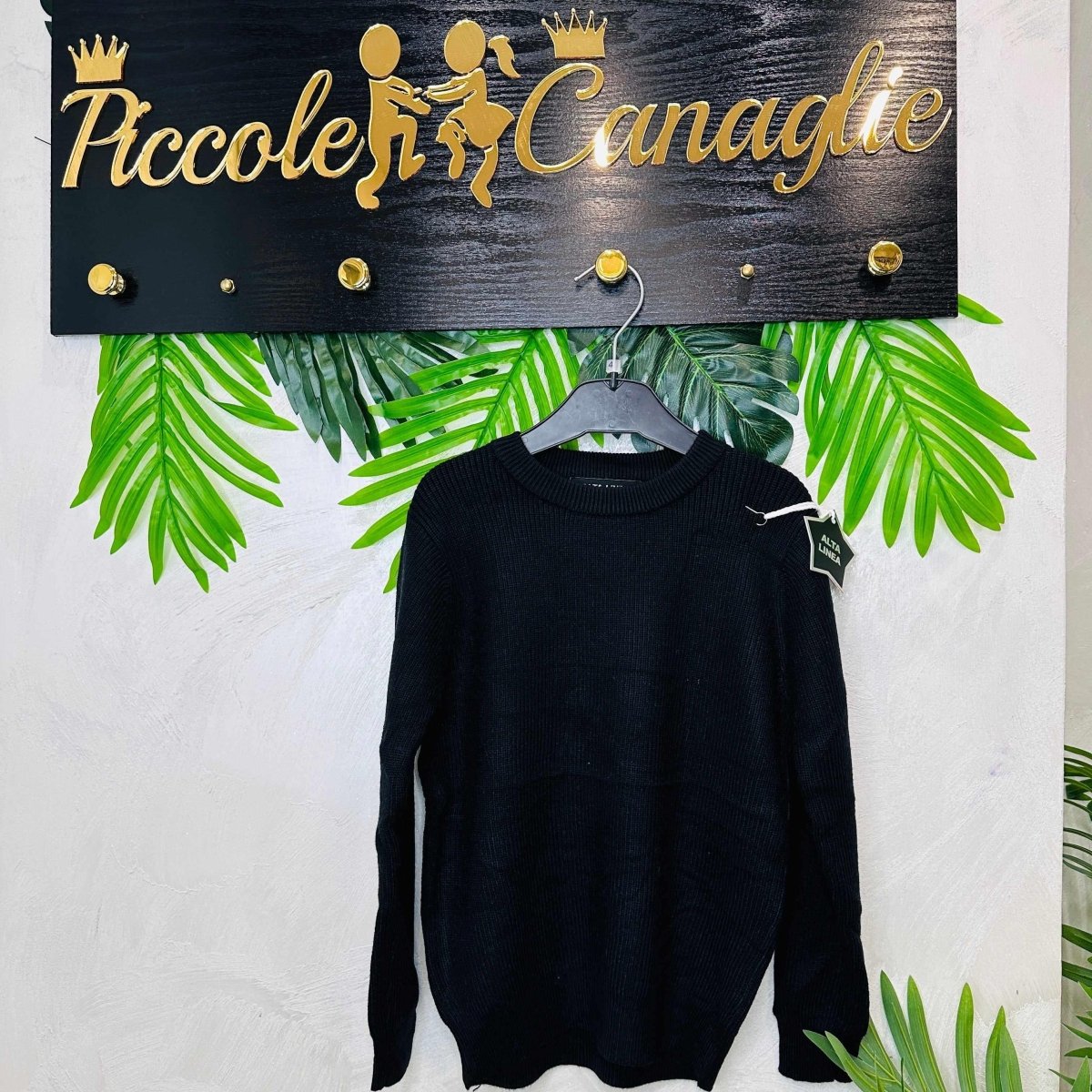 Maglioncino AltaLinea NeroAnni - Piccole Canaglie - PC21560