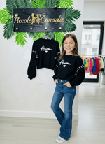 Maglioncino Amor Nero MoodVic@lo - Piccole Canaglie - PC23154