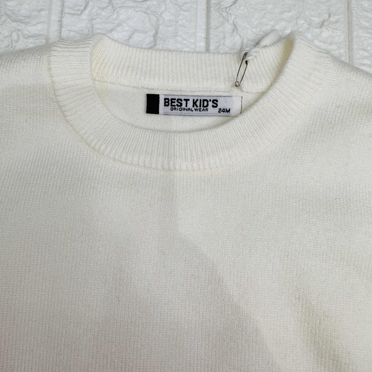 Maglioncino bianco - Piccole Canaglie - PC21036