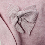 Maglioncino bimba fiocco Rosa - Piccole Canaglie - PC20588