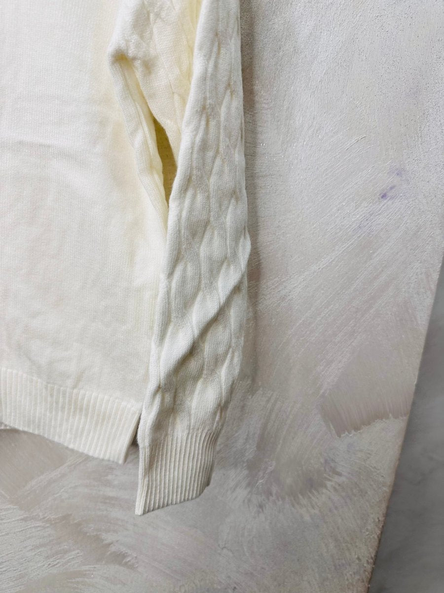 Maglioncino Bitrama 7681 bianco - Piccole Canaglie - PC23194