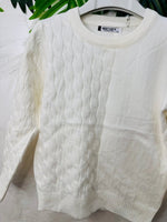 Maglioncino Bitrama 7681 bianco - Piccole Canaglie - PC23194