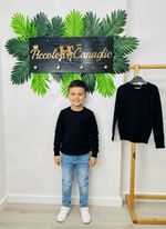 Maglioncino Bitrama 7681 nero - Piccole Canaglie - PC23200