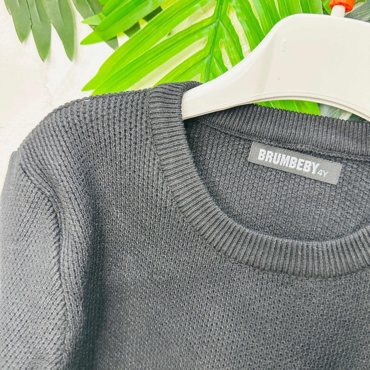 Maglioncino Finto taschino Nero - Piccole Canaglie - PC22105