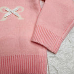 Maglioncino fiocchetti rosa - Piccole Canaglie - PC20961