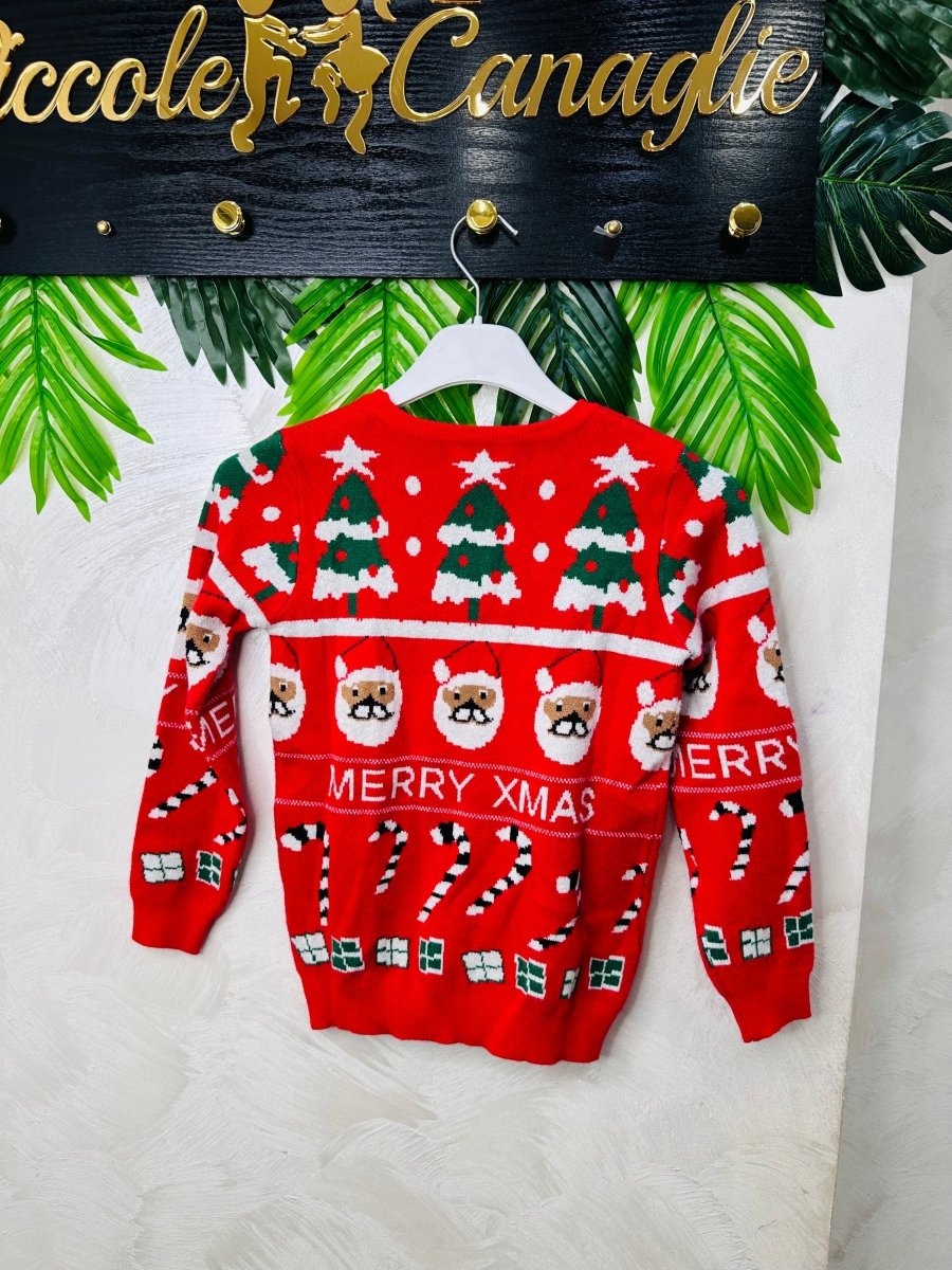 Maglioncino Natalizio Babbo 039 - Piccole Canaglie - PC23245