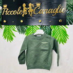 Maglioncino Taschino verde - Piccole Canaglie - PC22651