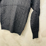 Maglioncino Trecce nero anni - Piccole Canaglie - PC22673