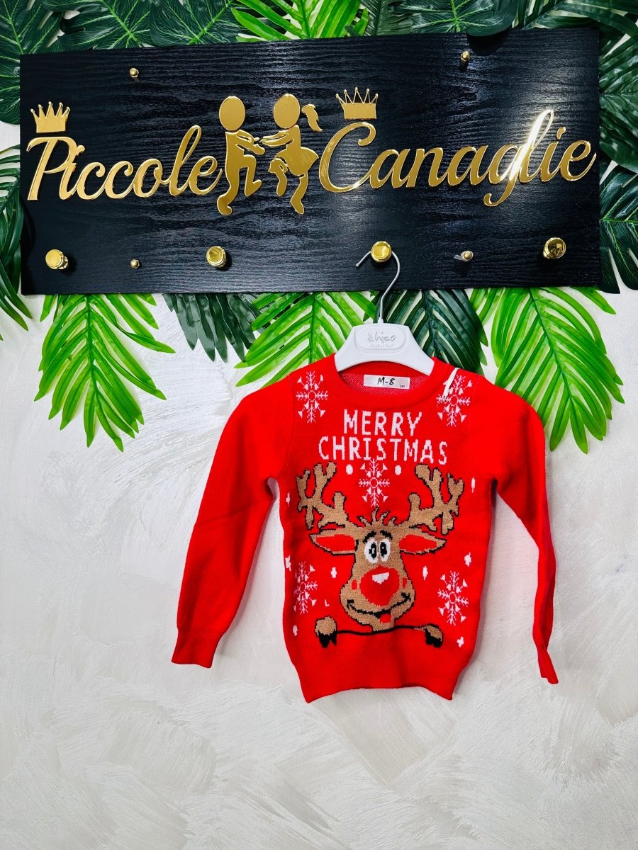 Manglioncino Natalizio Renna 033 - Piccole Canaglie - PC23256