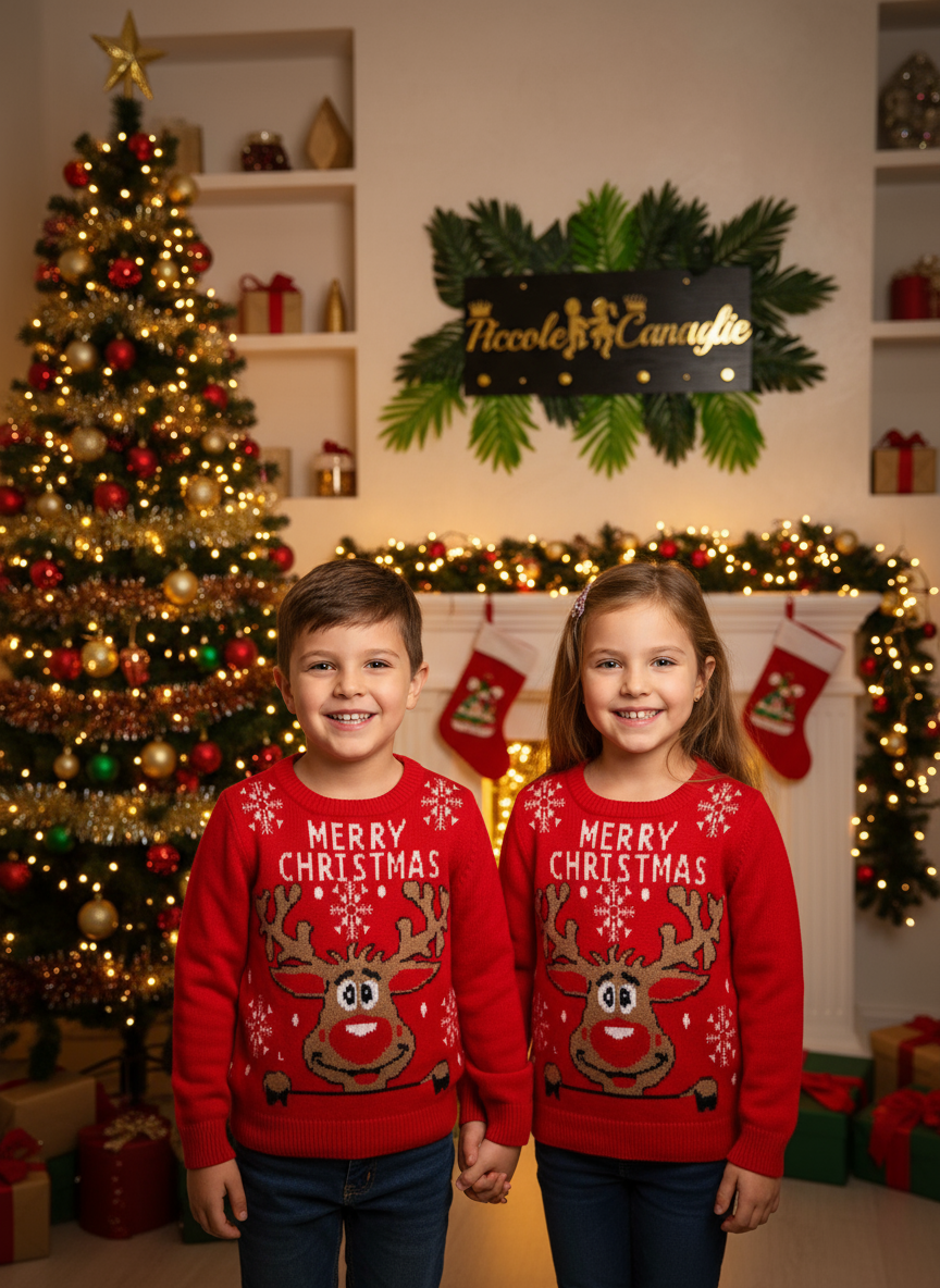 Manglioncino Natalizio Renna 033