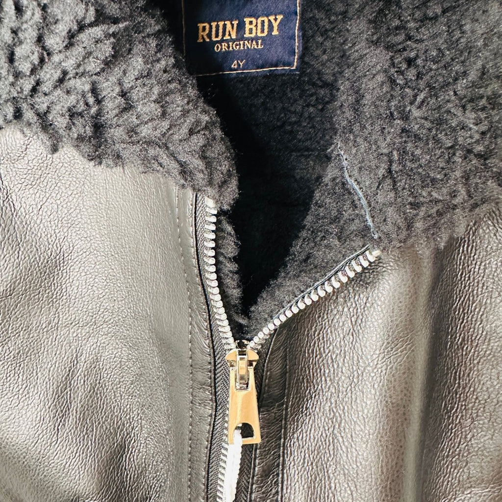 Montone nero Con Cappuccio Mod Z@ra - Piccole Canaglie - PC22862