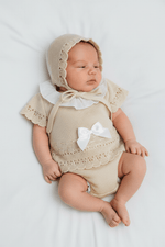 Pagliaccetto Beige Filo Cotone 1801 - Piccole Canaglie - PC26353