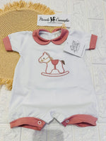 Pagliaccetto Cavallino Rosa Antico 32108 - Piccole Canaglie - PC26529